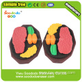 Sizzling Steak Shaped Eraser Rubber Toys For Children